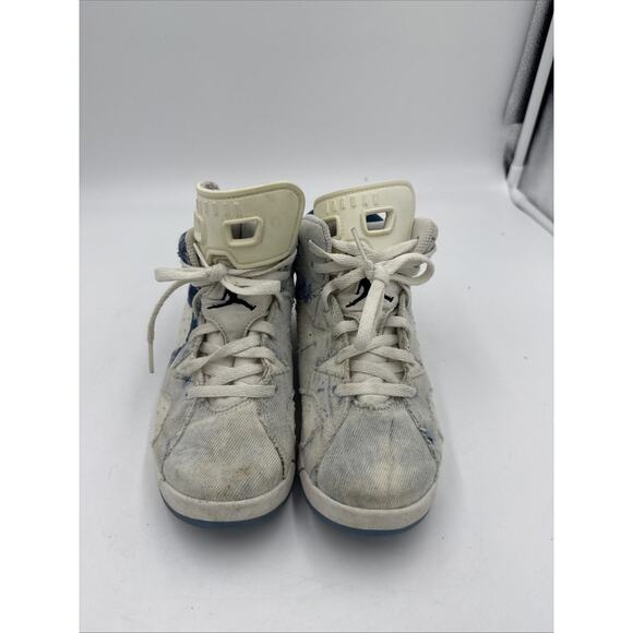 Size 1y Jordan 6 Retro Washed Denim DX6167-100 - Picture 1 of 6